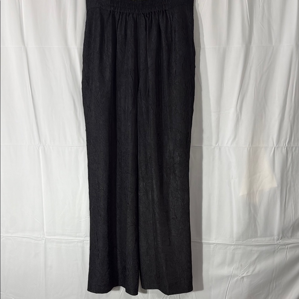 HOUSE OF HARLOW 1960 BLACK JACQUARD PALAZZO PANTS SIZE M NWT - Picture 8 of 10